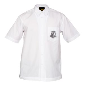 Boys Short Sleeve Shirt with school crest. 3 Pack discount NOT availab ...