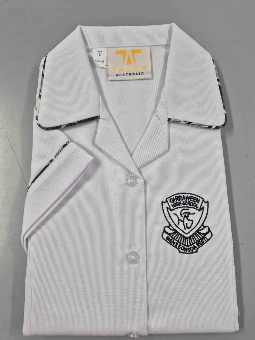 Junior white blouse - New Style – Girraween High School Uniform Shop