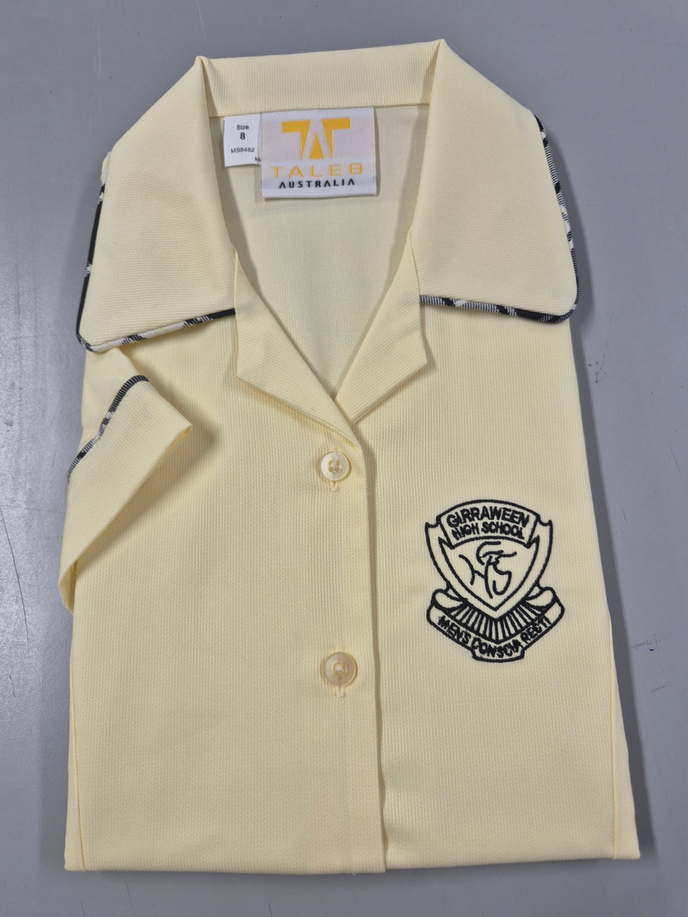 Senior lemon blouse - New Style – Girraween High School Uniform Shop